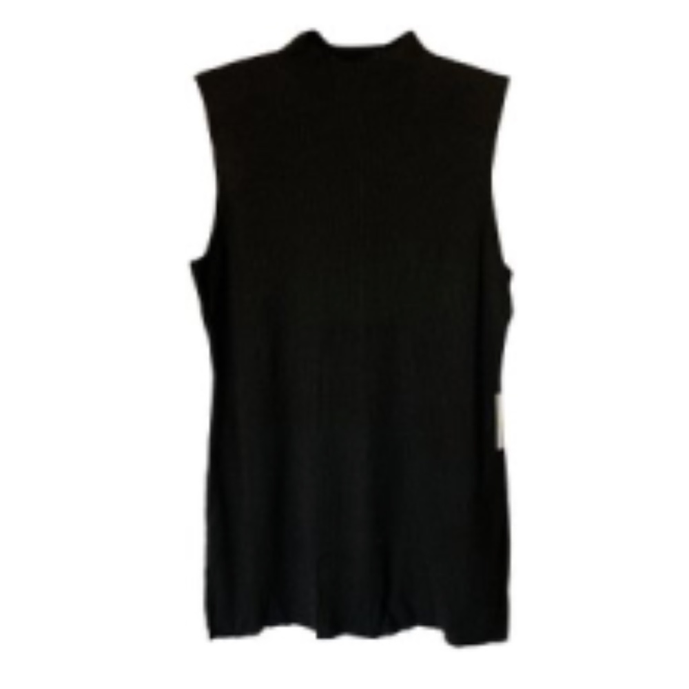 Calvin Klein Black Sleeveless Sweater M  NWT